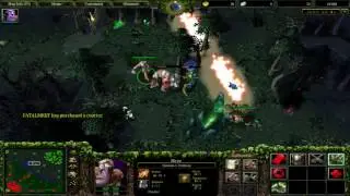 DotA 6.83d Dirge Undying Tripple kill first blood