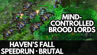 StarCraft 2 WoL - Mission 23b (Haven's Fall) - Speedrun (Brutal)