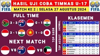 Hasil Uji Coba Timnas U-17 2024 - Indonesia vs India Leg 2 - Timnas Indonesia