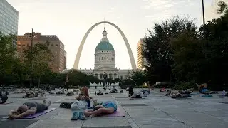 Stories of the Arch: Sunrise Yoga with Citra Fitness and Movement