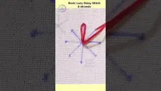 Lazy Daisy Stitch - How to do 🌺Easy Flowers Idea🌺Gorgeous hand embroidery designs 
