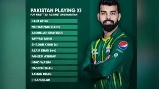 4 debutants, 4 comebacks 👏🏻👏🏻 | Young XI for 1st T20I | Pakistan vs Afghanistan Live Match GEO SUPER