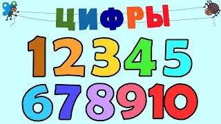 🐛Учим цифры. Учимся считать от 1 до 10. Как научить ребенка считать до 10?