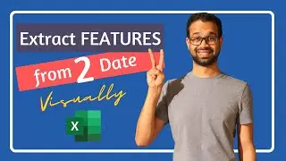 Feature Engineering on two Date Visually using Excel | Intermediate