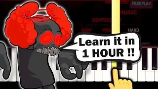 Expurgation - Friday Night Funkin' Vs. Tricky Version 2 - EASY Piano tutorial