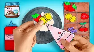 Délicieuses douceurs DIY en papier — Crêpes et bonbons à gogo || BRICOLAGES AMUSANTS ! 🥞🎨