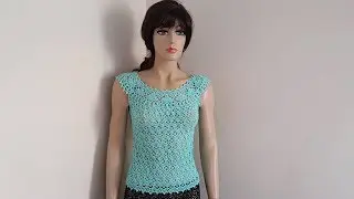 How to crochet a tank top for summer ( 2/2 )