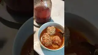 Домашние тефтели с томатным соком #еда