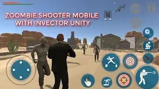 zombie shooter game mobile / android with invector unity