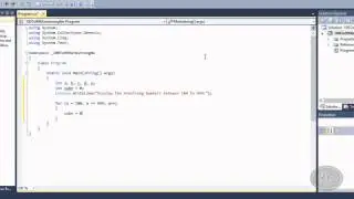 Display the Armstrong Number between 100 to 999 in C#