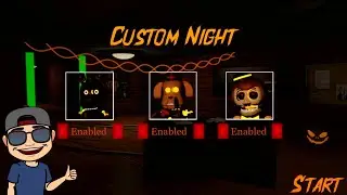 ALL ENABLED!!! | HALLOWEEN NIGHT WITH ARAN | TODOS ACTIVADOS | CUSTOM NIGHT | FNAF FAN GAME |