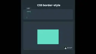 CSS border style.