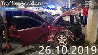 Подборка аварии ДТП на видеорегистратор за 26.10.2019 год