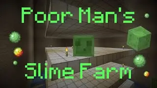 Poor Man's Slime Farm - Minecraft Slime Farm