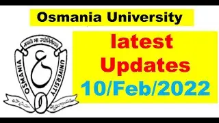 OU LATEST UPDATES 🔥 || 10/Feb/2022 || OU UPDATES.COM