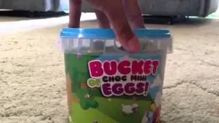 Bucket of choc mini eggs!!