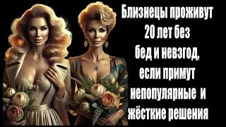Близнецы проживут 20 лет без бед и невзгод, если примут непопулярные жестких решения