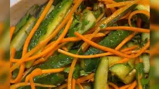 Вкусный Летний Салат с остринкой по-корейски!