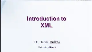 Introduction to XML