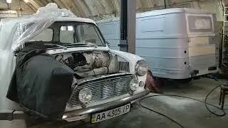Mini Cooper, съем и установка двигателя. Как это устроено.