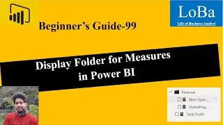 Power BI Display folder for Measures| Categorize Measures| Organize dax measure | group measures pbi