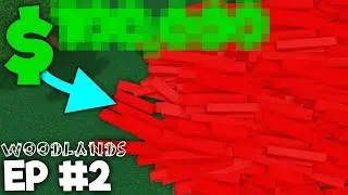 Woodlands Ep 2: GETTING RICH! | Lumber Tycoon 2 Roblox