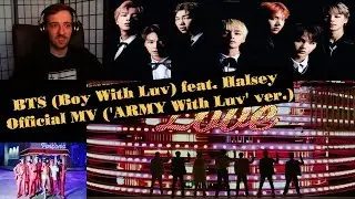 BTS (Boy With Luv) feat. Halsey' Official MV (ARMY With Luv ver.) Реакция | Реакция на Boy With Luv