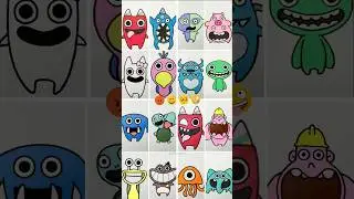 Garten of Banban 1~2~3~4 Emoji Challenge All Bosses Funny Face Animation 