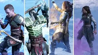 God of War Ragnarok - All Max Level Runic Attacks