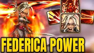 The Power Of Federica (Fire Gladiatrix) - Summoners War