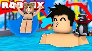 LOKIS CAIU NA PISCINA DO CLUBE | Roblox - Space's Wild WaterDome
