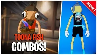 *NEW* TOONA FISH Combos in Fortnite (Chapter 2 Season 8 Battlepass)