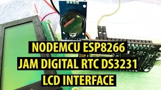 JAM DIGITAL RTC DS3231 NODEMCU ESP8266 ARDUINO