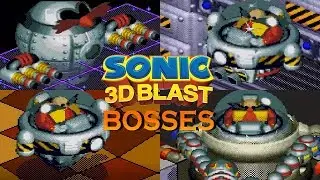 Sonic 3D Blast: All Bosses (No Damage) (With PERFECT Ending)