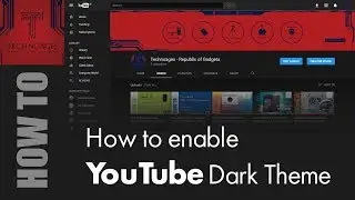 How to enable YouTube dark theme | YouTube Dark Mode