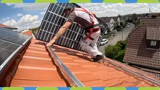 maysun Glas/Glas Module Solaranlage installieren 410W Watt auf schrägdach