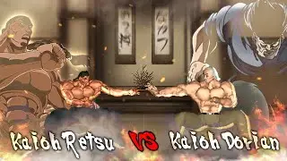 Kaioh Retsu vs Kaioh Dorian. Baki the Grappler Anime MUGEN