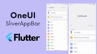 Build a Material One UI-inspired Sliver App Bar using Flutter