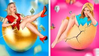 Богатая девушка vs бедная девушка / Богатая вечеринка против бедной