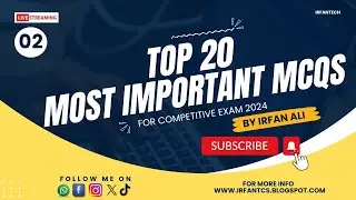 Top 20 Computer MCQ's for Competitive Exams @IrfanTech01