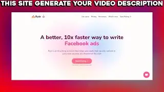 Use AI Site to Generate Your Video Description (In 2022 | FREE And FAST)