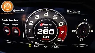 Audi RS4 B9 Avant (450 HP) Sound & Acceleration 0-260 km/h