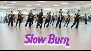 SLOW BURN - INTERMEDIATE CLASSIC LINEDANCE (Kathy Hunyadi & John Robinson)