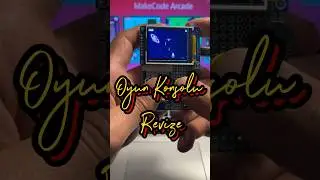 Arcade oyun konsolunu revize ettim. #raspberrypipico #makecode #arcadegames