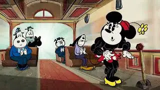Minnie grows muscles (The Wonderful World of Mickey Mouse) #shorts #musclegrowth #musclegirl #growth