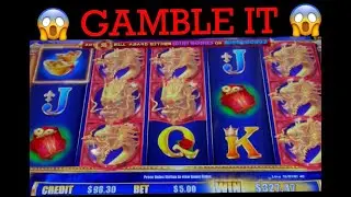GAMBLE IT 😱 YEAR OF THE DRAGON SLOT MACHINE 🎰 POKIE WINS