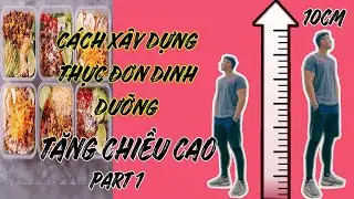 [PHÁT TRIỂN CHIỀU CAO] HƯỚNG DẪN CHI TIẾT THỰC ĐƠN DINH DƯỠNG TĂNG CHIỀU CAO KHOA HỌC HIỆU QUẢ-PHẦN1