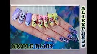 Реверсивный и многослойный Стемпинг с NICOLE DIARY №209,225 / AliExpress.