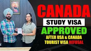 Canada Study Visa Approved After Usa & Canada Tourist Visa Rfusal | Canada Study Visa Update 2024
