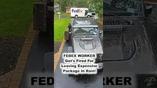 Fedex Worker Is Fired for this Expensive Delivery Mistake. #ringcamera #shorts #gonewrong